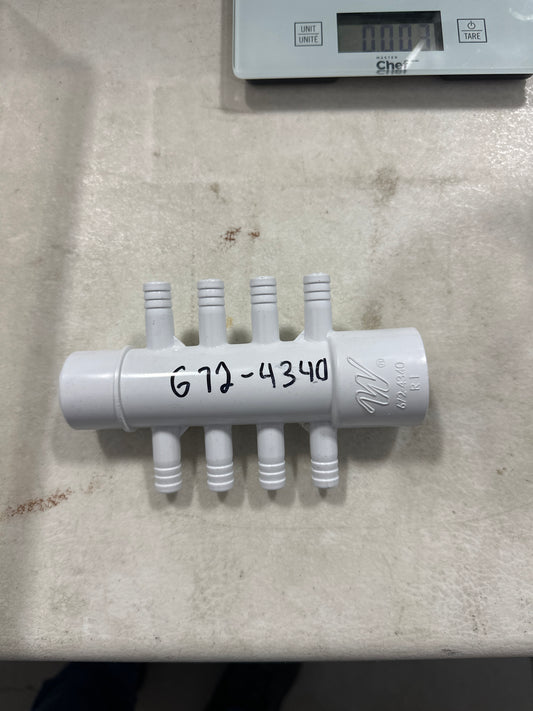 Manifold air 3/8 x8