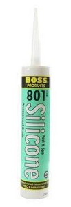 Boss 801 Silicone Clear 10oz. For Pool & Spa