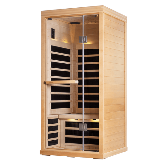 S810 - Hemlock - 1 Person 15 Amp Infrared Sauna