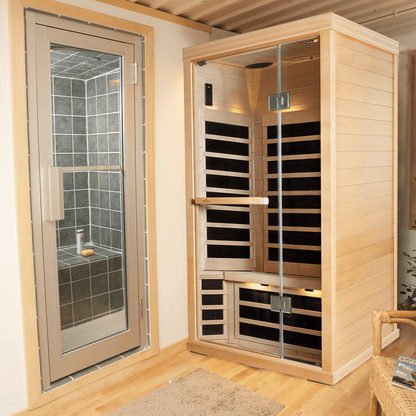 S810 - Hemlock - 1 Person 15 Amp Infrared Sauna