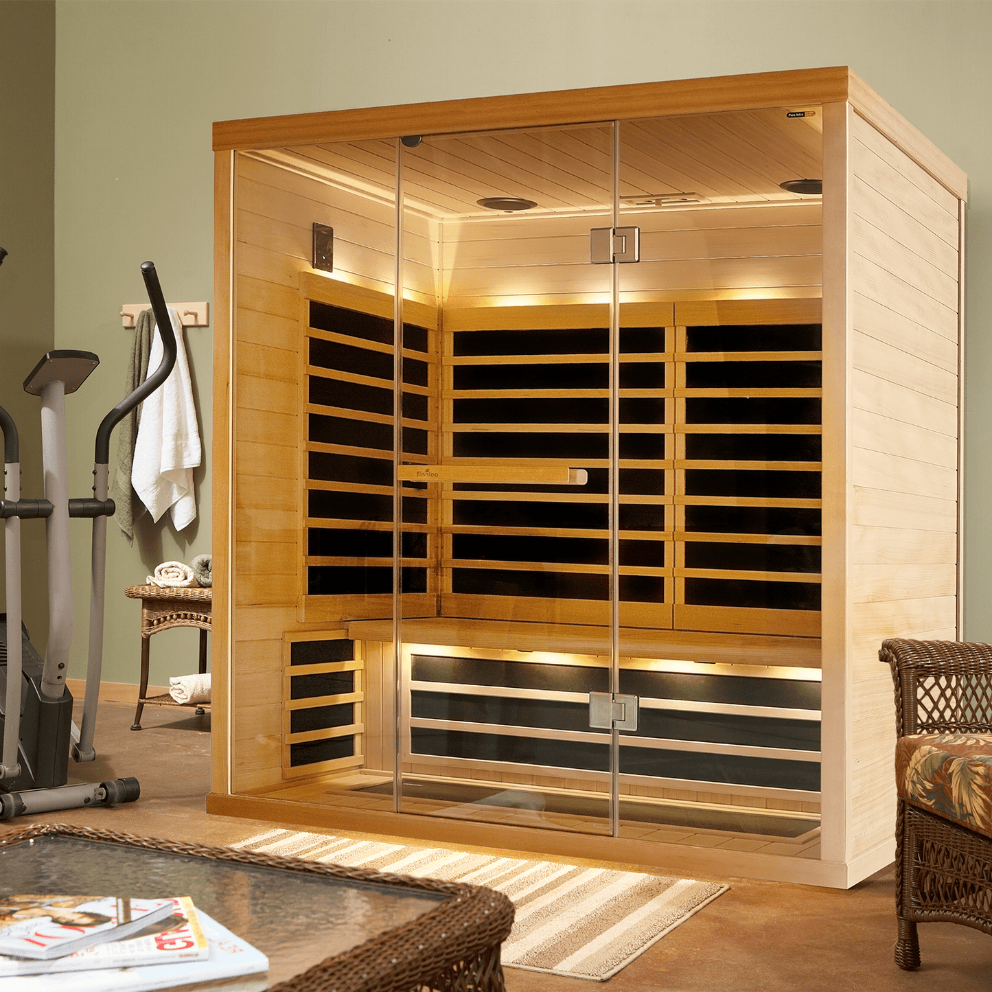 S825 - Hemlock - 2 Person 20 Amp (DEDICATED) Infrared Sauna