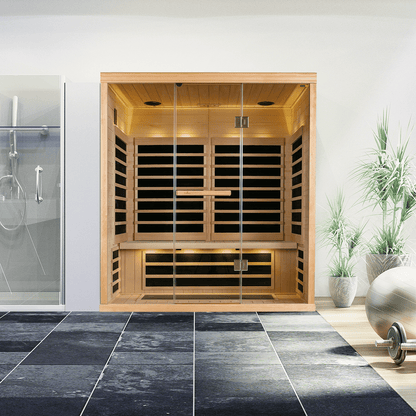 S830 - Hemlock - 3 Person 20 Amp (DEDICATED) Infrared Sauna