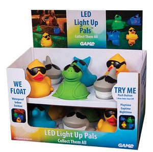 LED FLOATING LIGHT-UP PALS ASSORTED